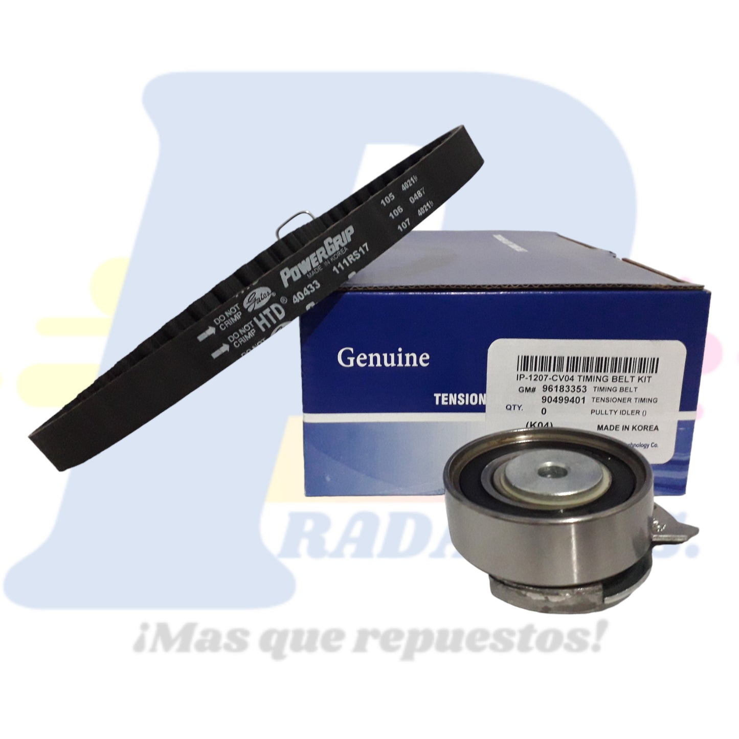 KIT DISTRIBUCION CHEVROLET AVEO FAMILY  1.5 8V/ CORSA 1.3-1.4 / DAEWOO RACER 93